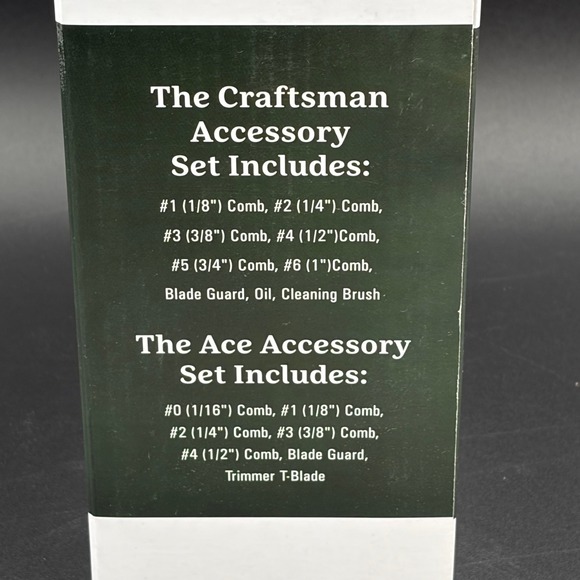 Oster Professional Craftsman & Ace Combo Kit Hair Clipper Mini Trimmer Black - Picture 6 of 6